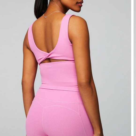 Fabletics Oasis Twist Built in Bra Tank - Picture 2 of 4